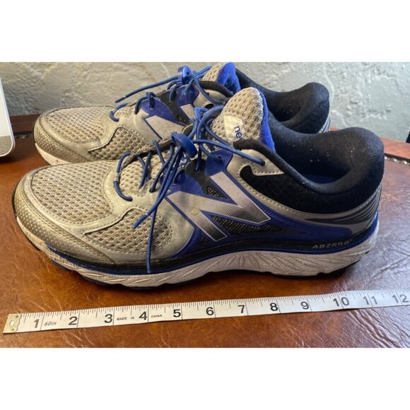 New Balance Men\'s Silver Blue 740v3 Abzorb Running Shoes Sz 9